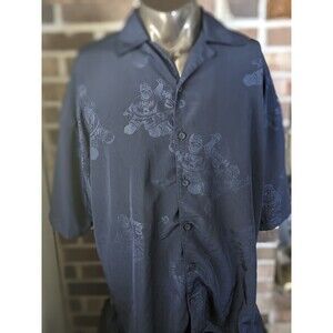 Vintage High 5 Resort Wear Blue Hawaiian Seals Unlimited Shirt Size 16.5" XL